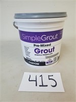 Pre-Mixed Grout - Delorean Gray (No Ship)