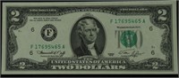 CHOICE BU TWO DOLLAR FEDERAL RESERVE NOTE