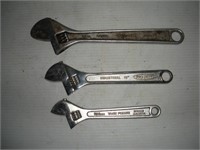 Adjustable Wrenches  8,10 & 12 inches