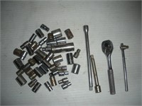 1/4 Drive Ratchet, Extensions & Sockets