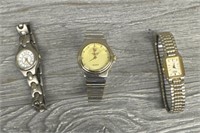 (3) Woman’s Dress Watches