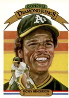 1983 Donruss #11 Rickey Henderson EX