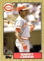 1987 Topps #648 Barry Larkin VG