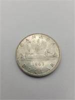 1963 Silver Dollar Canada