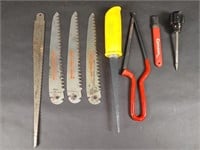 Stanley Drywall Saw, Corona Mini Hack Saw, Blades