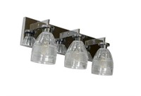 Yalina 3-Light Cut Glass Wall Sconce