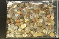 Worldwide Coins 5 pounds variety mix with many cou