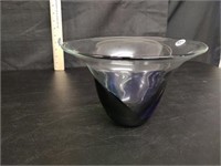 Blue & Green Art Glass Bowl