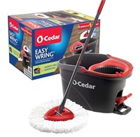 O-Cedar EasyWring Microfiber Spin Mop, Bucket