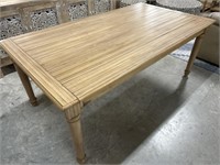 Modern Plank Wood Dining Table