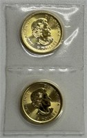 (2) 2019 $5 6.6g GOLD CANADIAN COINS