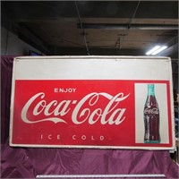 Enjoy Ice Cold Coca Cola metal sign. MCA 861