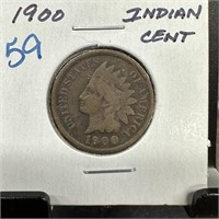 1900 INDIAN HEAD PENNY CENT