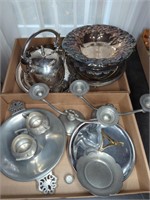 SILVERPLATE AND PEWTER