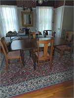 DINING TABLE AND CHAIRS