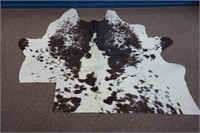 5' x 4' Cow Hide Leather Half with Hair On