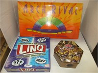 Lot of 3 Board games including arch rival