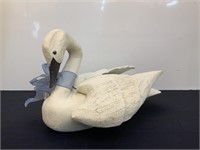 Large Wooden Decorative Goose