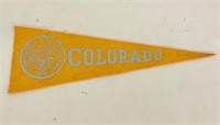 Vintage 1950’s Univ. Colorado Felt Pennant