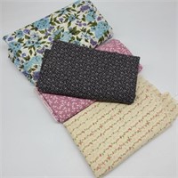 Bundle of Floral Motif Fabric w/ Cranston
