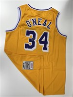 Autograph COA Lakers Shaquille O'Neal Jersey
