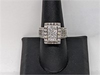 .925 Sterling Silver CZ Ring