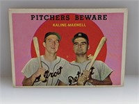 1959 Topps #34 Pitchers Beware Al Kaline HOF