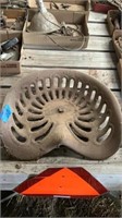 Good Old Cast Iron Implement Seat