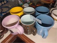 Lot of coffee mugs/ salt and pepper shaker set