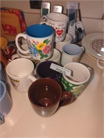 Lot of coffee mugs