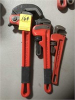 Rigid Assorted Pipe Wrenches, Like New