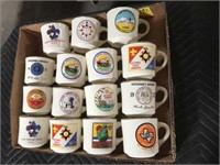 Assorted Vintage Boy Scout Coffee Mugs