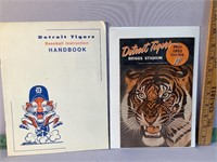 Detroit Tigers vintage score books 1952