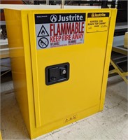 Justrite Aerosol Can Cabinet, 27” H x 21” W x 1