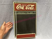 Coca-Cola menu chalk board (modern)