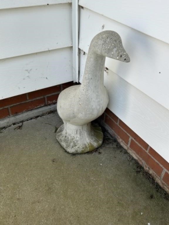 Cement goose