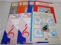 8 John W. Schaum Lesson Books: 7 Piano &