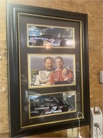 Dale Earnhardt Jr. & Sr. Shadow Box Collectors Edi