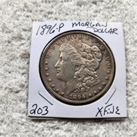 1896P Morgan Dollar XF