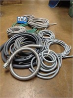 LOT OF MISCELLANEOUS CONDUIT (CART NOT INCLUDED)