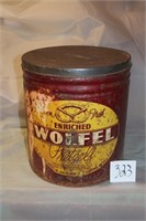 WOLFEL PRETZEL TIN