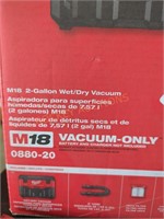 Milwaukee M18 2-gallon wet/dry vacuum
