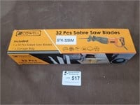 32pc Sabre Saw Blades with case