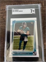 2021 Donruss Trevor Lawrence Rookie SGC 7