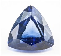 6.35ct Trillion Blue Kashmir Natural Sapphire GGL