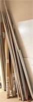 Large Amount of PVC Pipe, Molding Planks