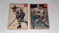2 1954 55 Parkhurst Hockey Cards #27 29