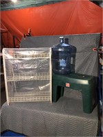 Greenhouse measuring 24" x 32”, water jug & a