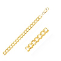 10k Gold Curb Bracelet