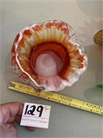 Red and White Bowl